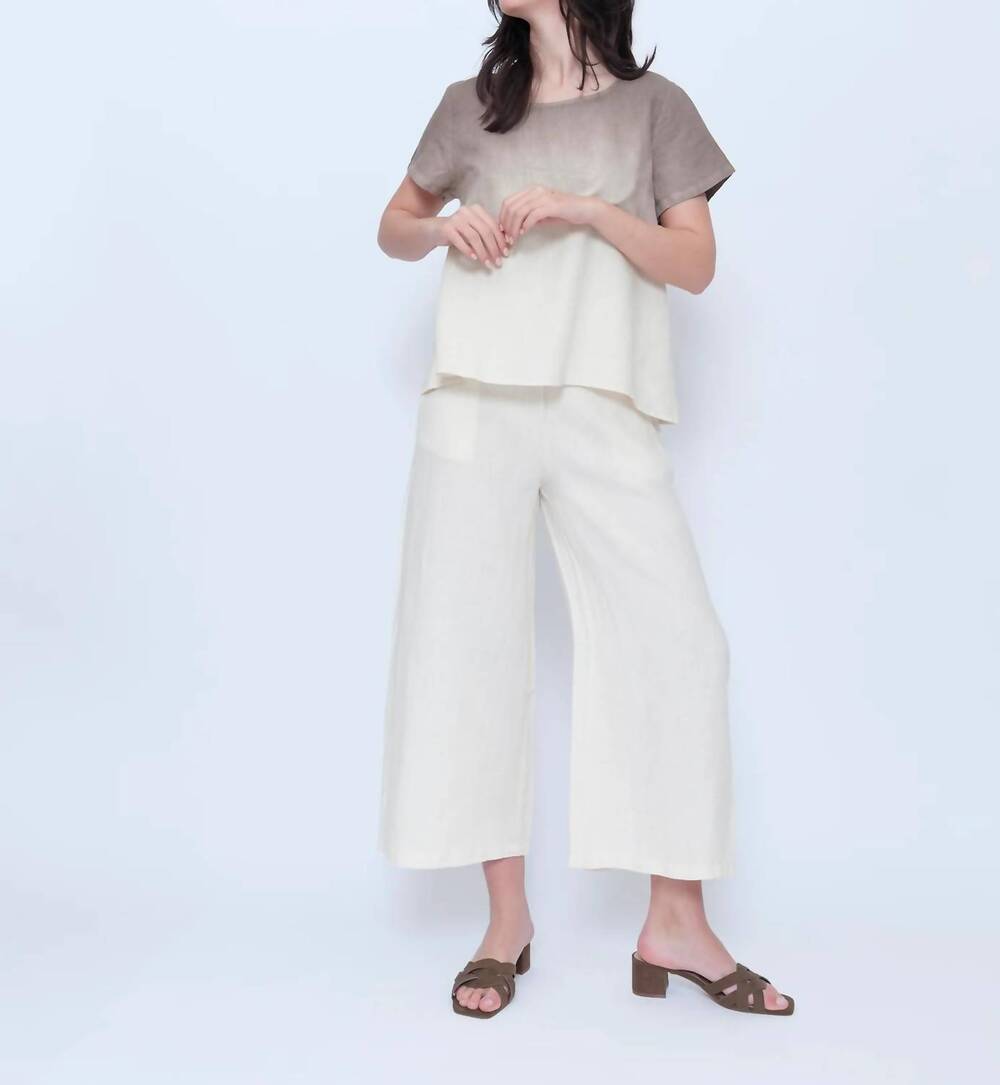 NEW BLUEBERRY quiet top in latte ombre